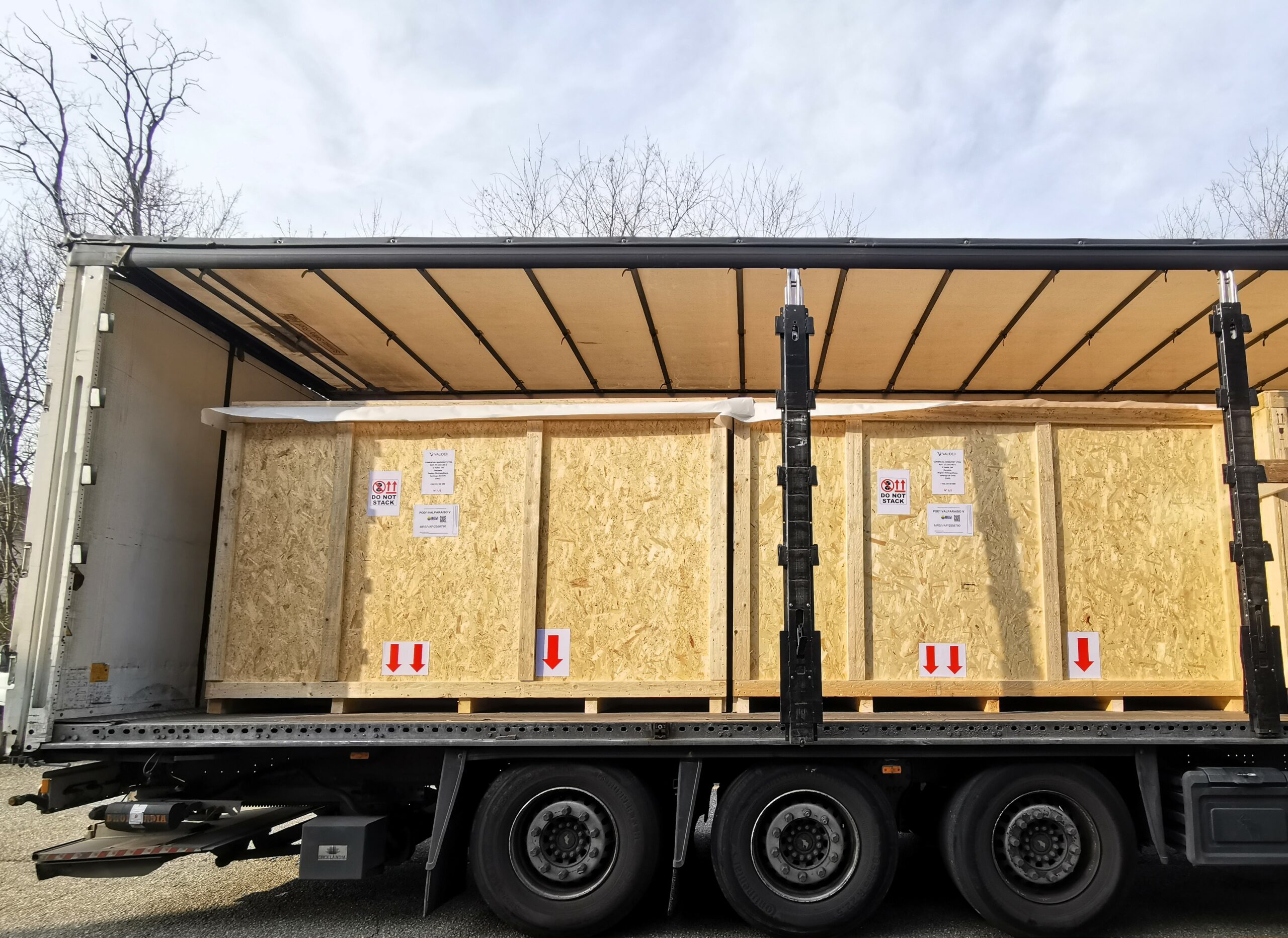 Caisse export Chili